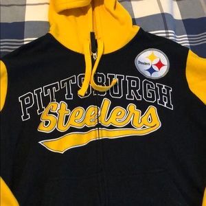 Pittsburgh Steelers Zip Up Hooded Jacket